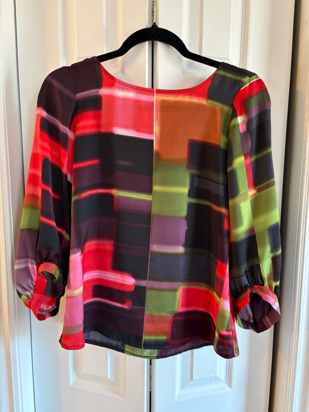 Mexx Abstract Print 3/4 Sleeve Blouse